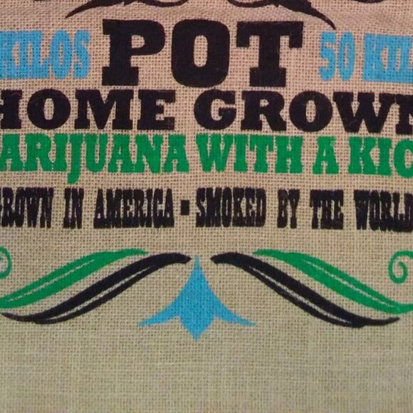 Ass Kickin Genuine Novelty Burlap Bag 💸 - Picture 3 of 3